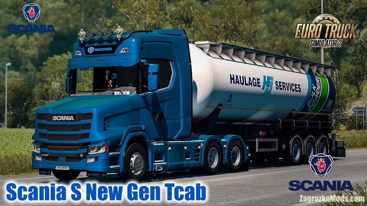 Scania S New Gen Tcab v3.1 by Azorax Modding (1.39.x) for ETS2