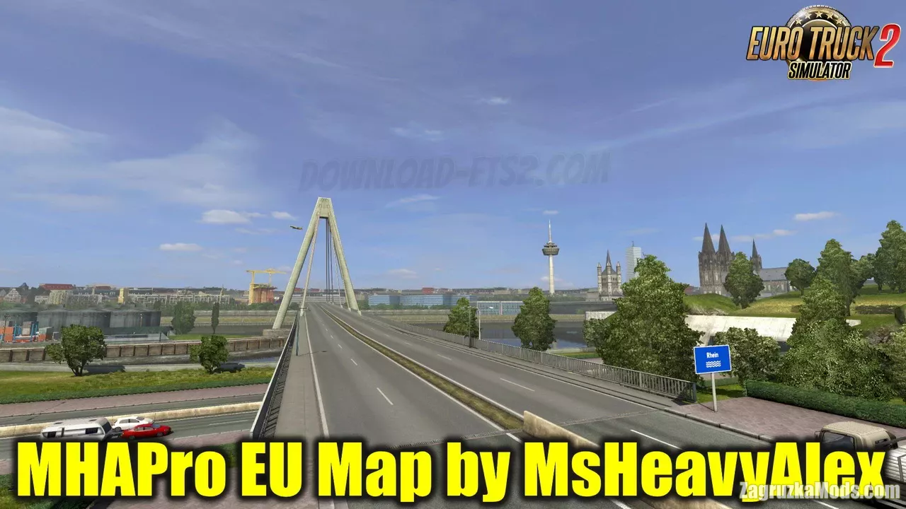 MHAPro EU Map v1.39 by MsHeavyAlex (1.39.x) for ETS2