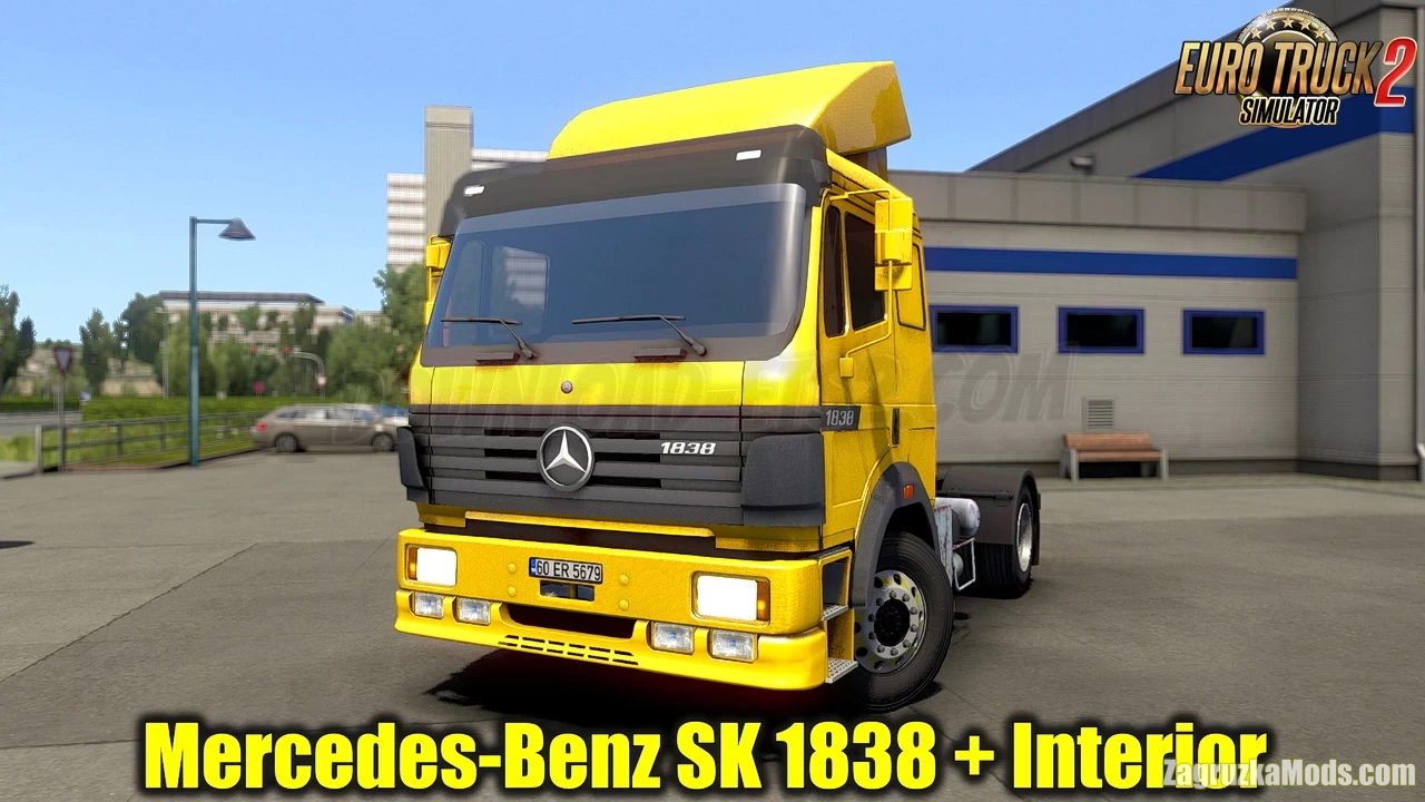 Mercedes-Benz SK 1838 + Interior v1.0 (1.39.x) for ETS2