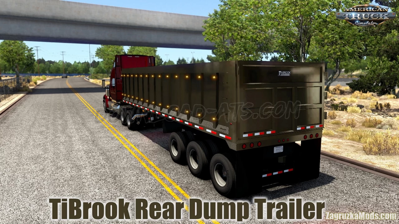 TiBrook Rear Dump Trailer v1.0 (1.39.x) for ATS