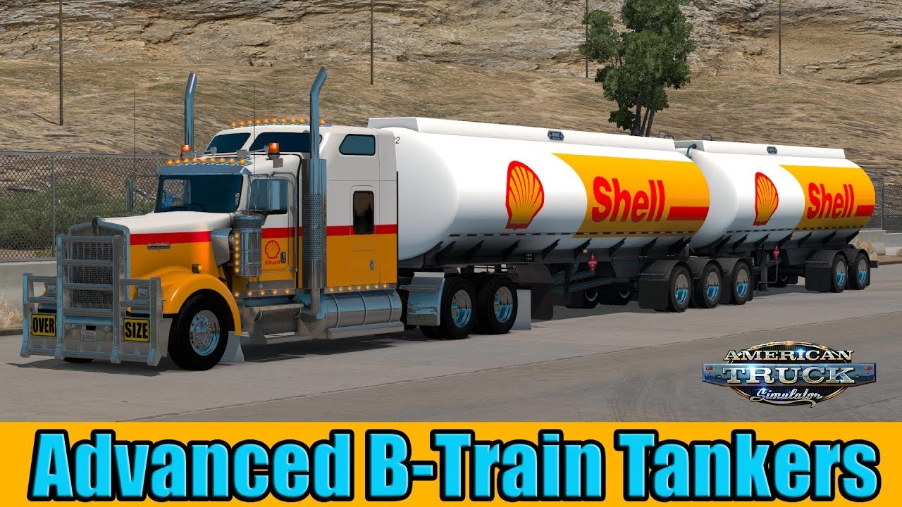 Advanced B-Train Tankers v1.5r (1.43.x) for ATS