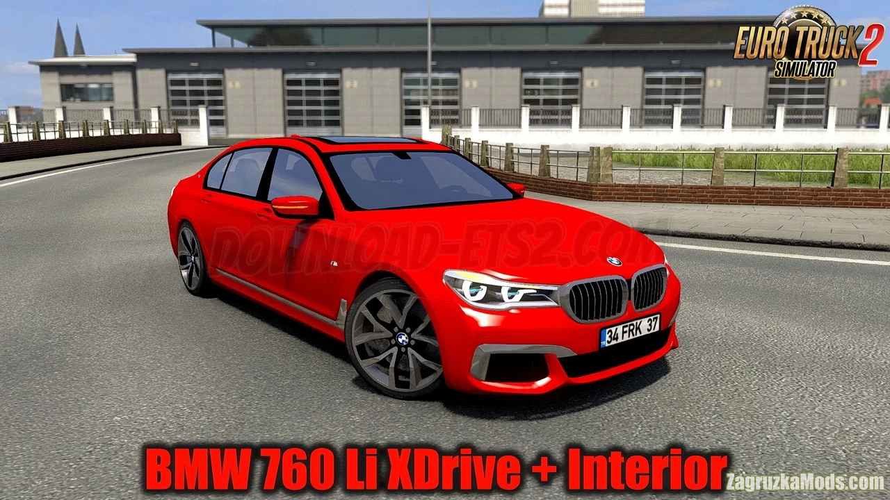 BMW 760 Li XDrive + Interior v1.5 (1.45.x) for ATS and ETS2