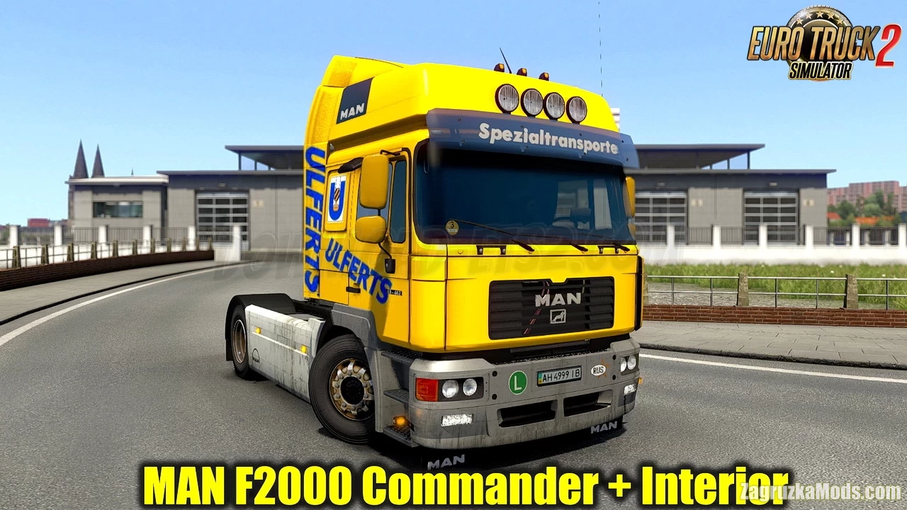 MAN F2000 Commander + Interior v5.1 (1.39.x) for ETS2