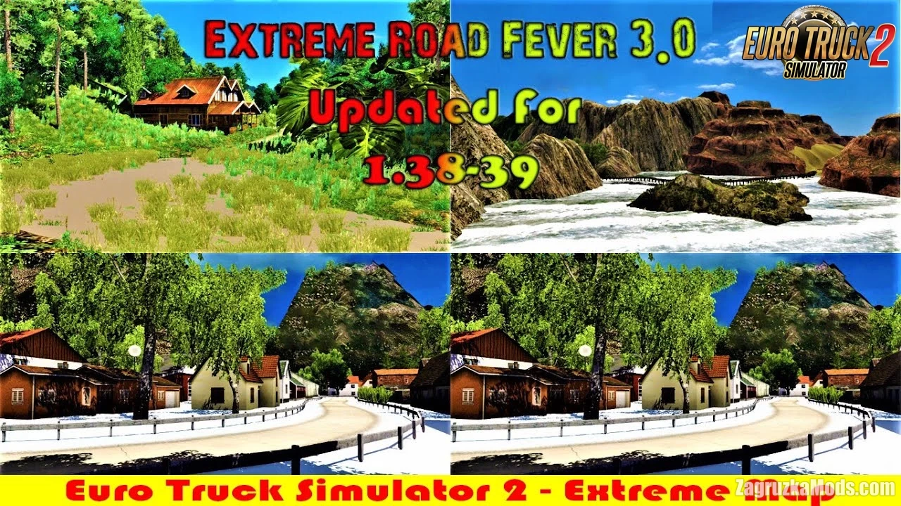 Extreme Road Fever : ERF Map v3.0 (1.39.x) for ETS2