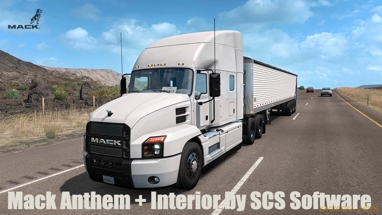 Mack Anthem + Interior v1.6 by SCS Software (1.44.x) for ETS2