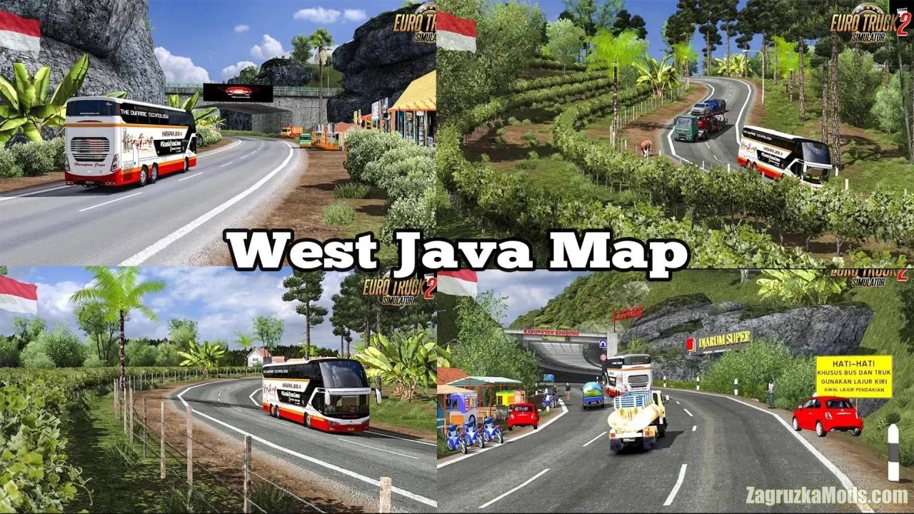 West Java Map v1.0 (1.39.x) for ETS2