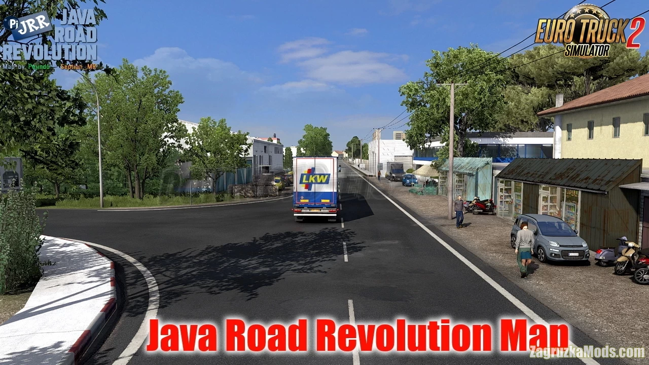 Java Road Revolution Map v0.4 (1.44.x) for ETS2