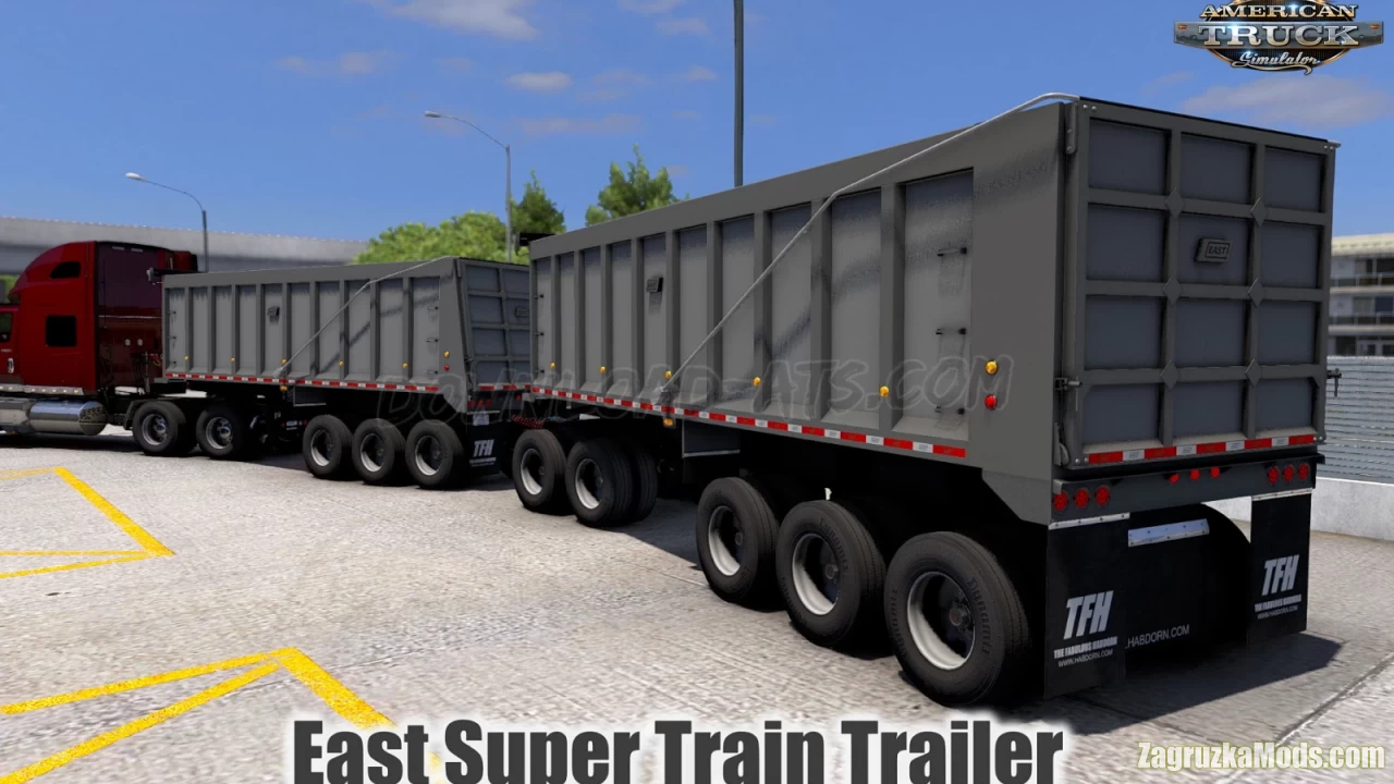 East Super Train Trailer v1.0 (1.39.x) for ATS