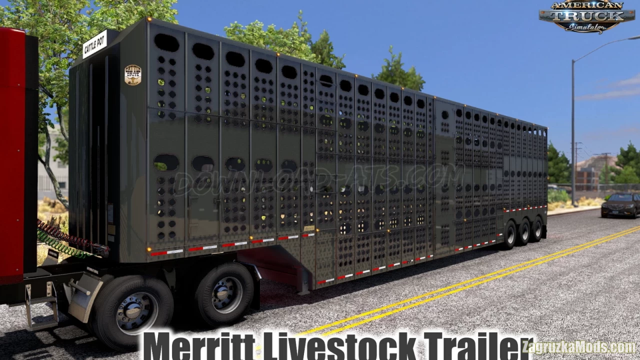 Merritt Livestock Trailer v1.0 (1.39.x) for ATS