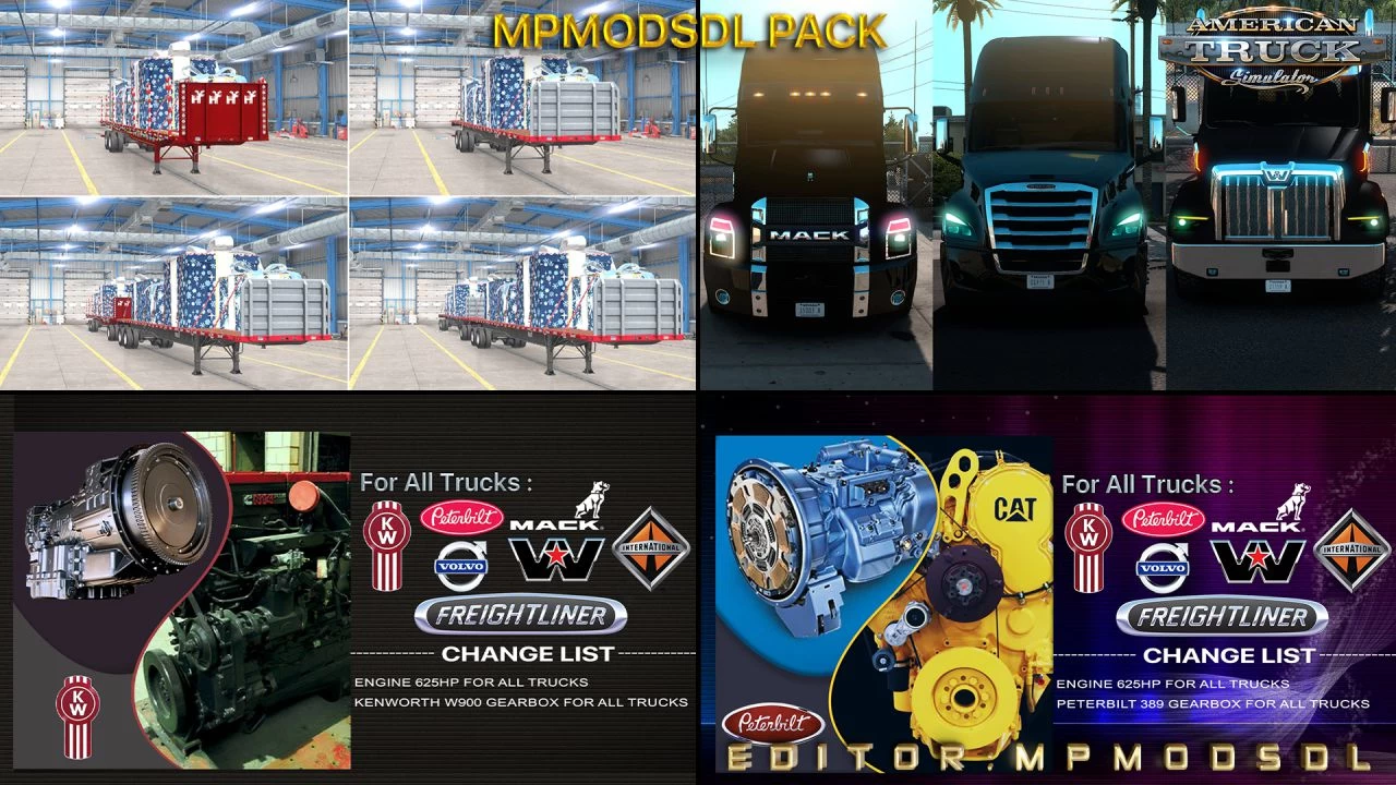 MpModsDL Pack Mods for ATS Single-Multiplayer (1.39.x)
