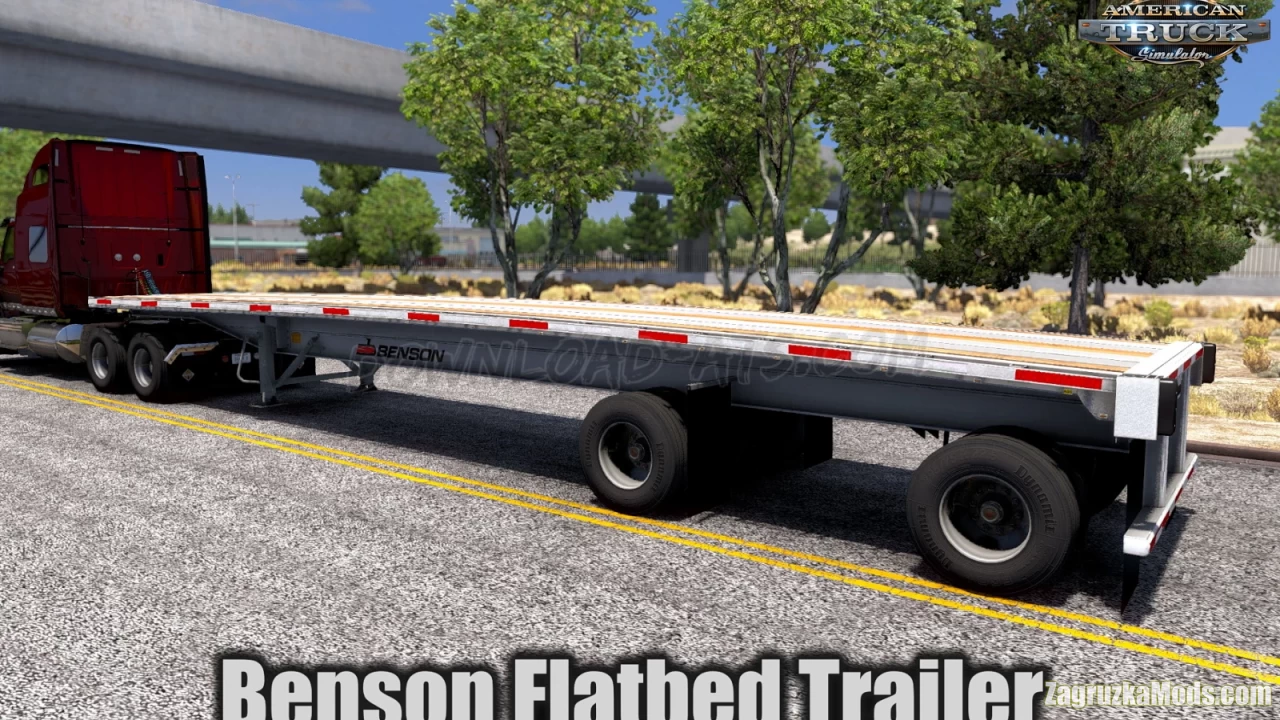 Benson Flatbed Trailer v1.0 (1.39.x) for ATS