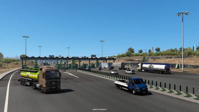 Iberia DLC: Tollgates & Toll Roads for Euro Truck Simulator 2