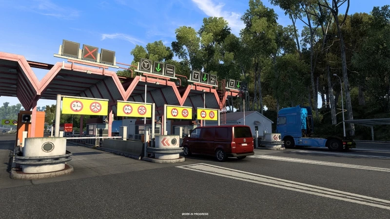 Iberia DLC: Tollgates & Toll Roads for Euro Truck Simulator 2