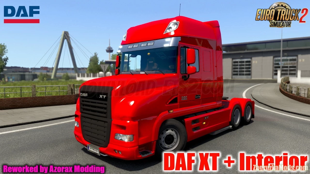 DAF XT + Interior v1.5.1 By Azorax Modding (1.43.x) for ETS2