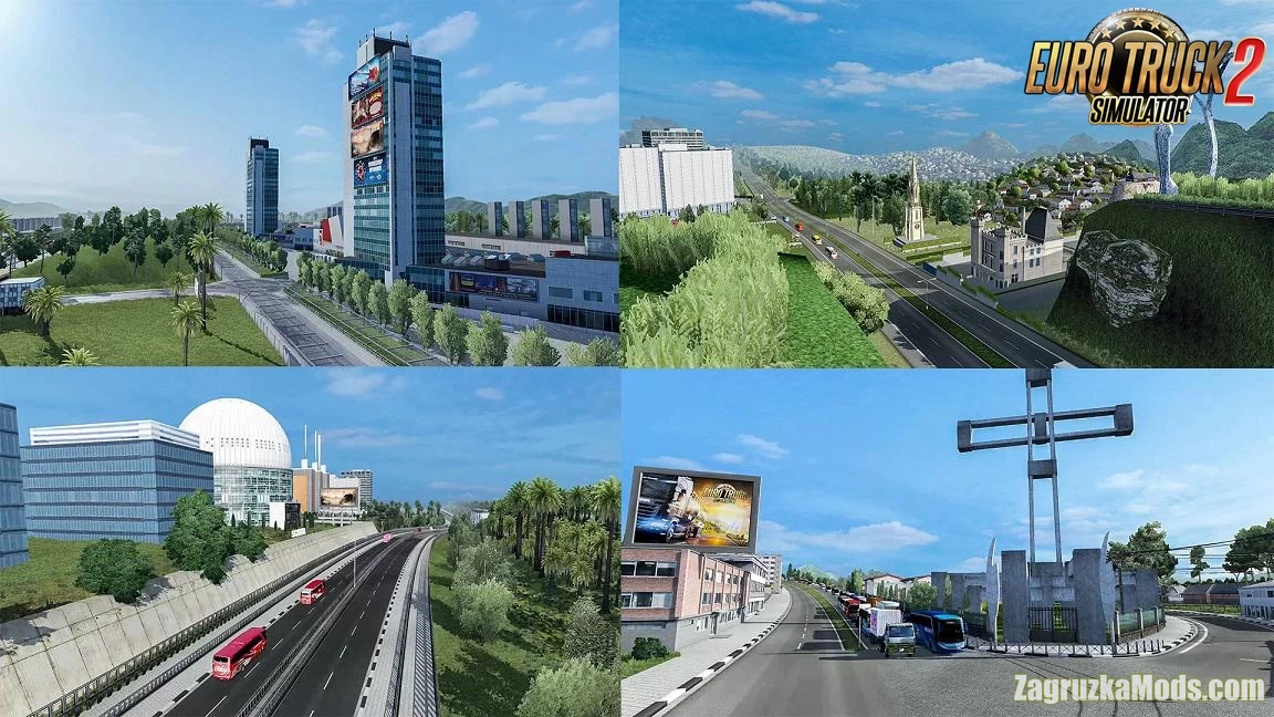 North Sulawesi Map v1.4 by Gabriel Petra (1.39.x) for ETS2