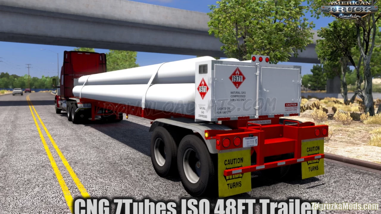 CNG 7Tubes ISO 48FT Trailer v2.3 (1.39.x) for ATS