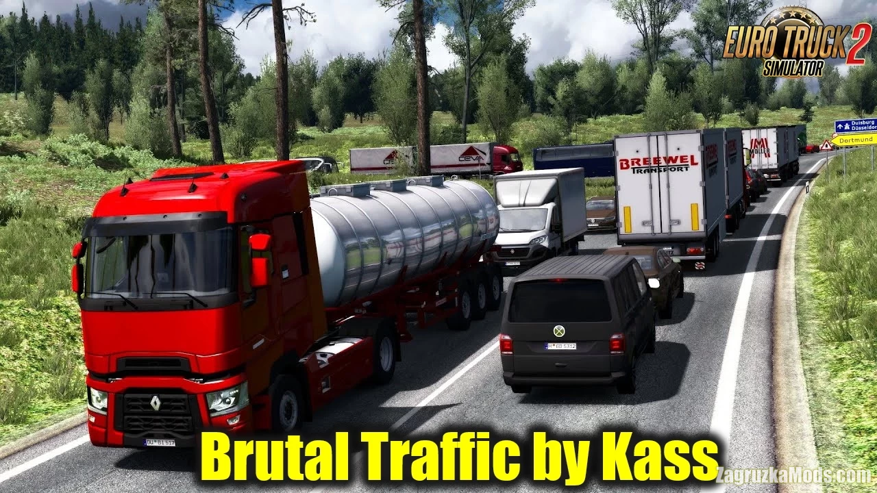 Brutal Traffic v5.1 by Kass (1.53.x) for ATS and ETS2