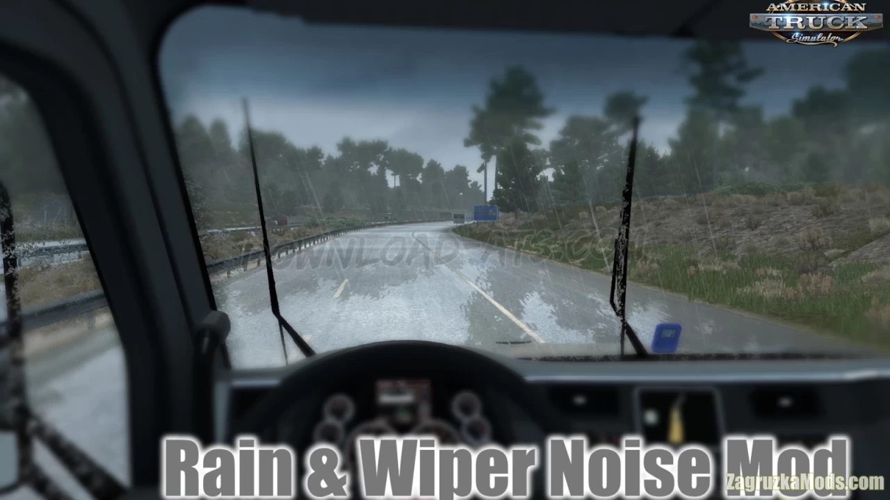 Rain & Wiper Noise Mod v1.0 by Zeemod (1.39.x) for ATS