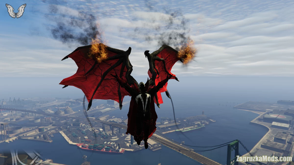 Demon/Angel Mod with Animated Wings v3.0 for GTA 5