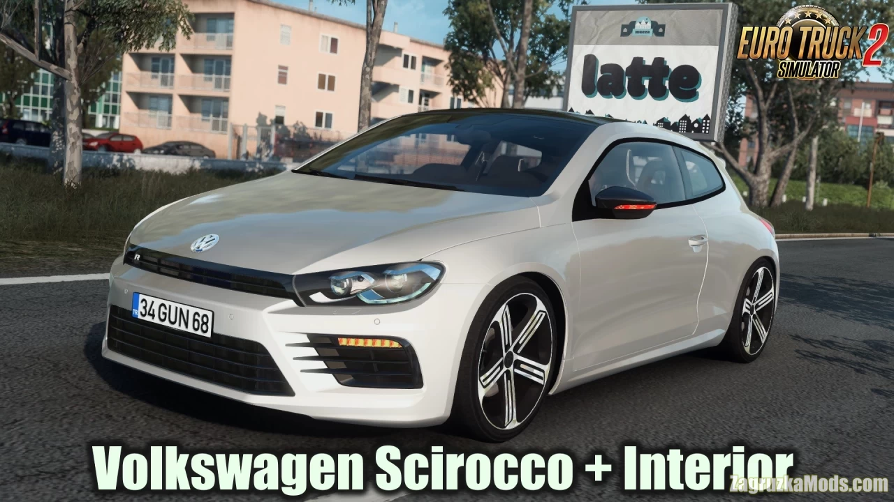 Volkswagen Scirocco + Interior v1.8 (1.42.x) for ATS and ETS2