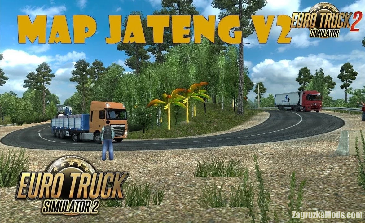 Map Jateng (Jawa Tengah) v3.2 (1.48.x) for ETS2