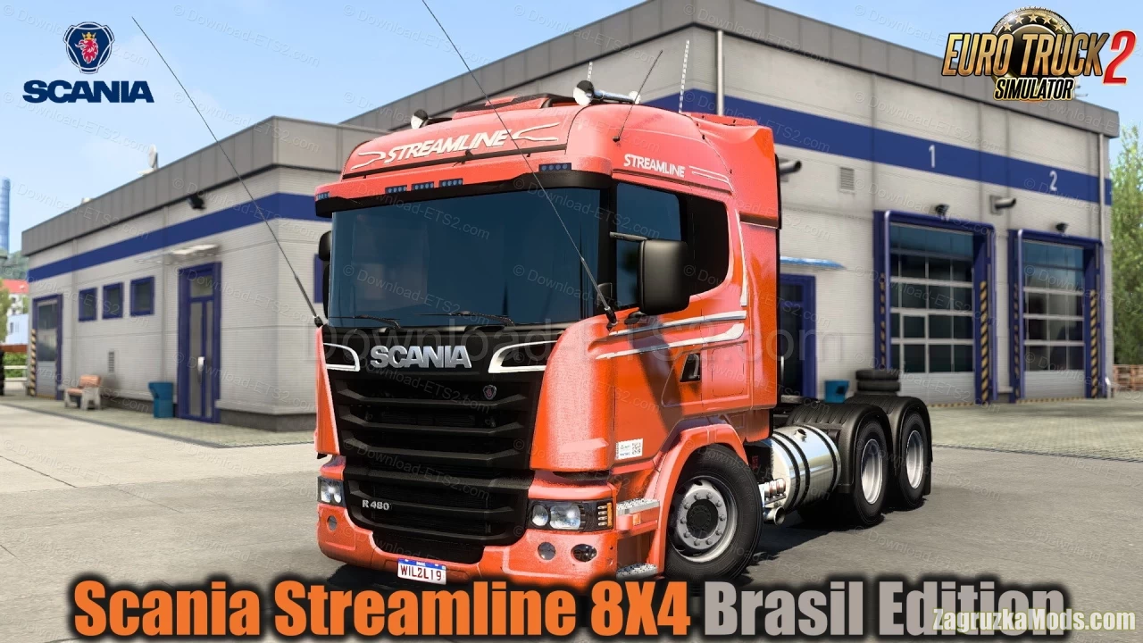 Scania Streamline 8X4 Brasil Edition v1.0 (1.40.x) for ETS2