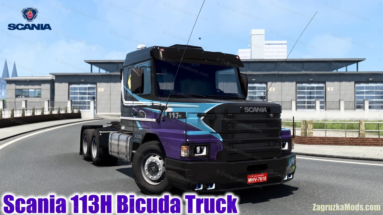 Scania 113H Bicuda Truck + Interior v5.1 (1.51.x) for ETS2