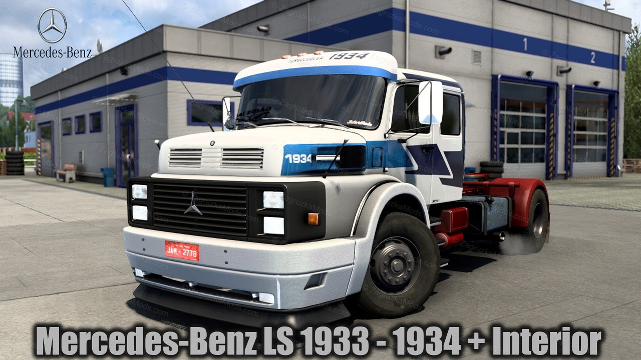 Mercedes-Benz LS 1933 - 1934 + Interior v1.3 (1.43.x) for ETS2