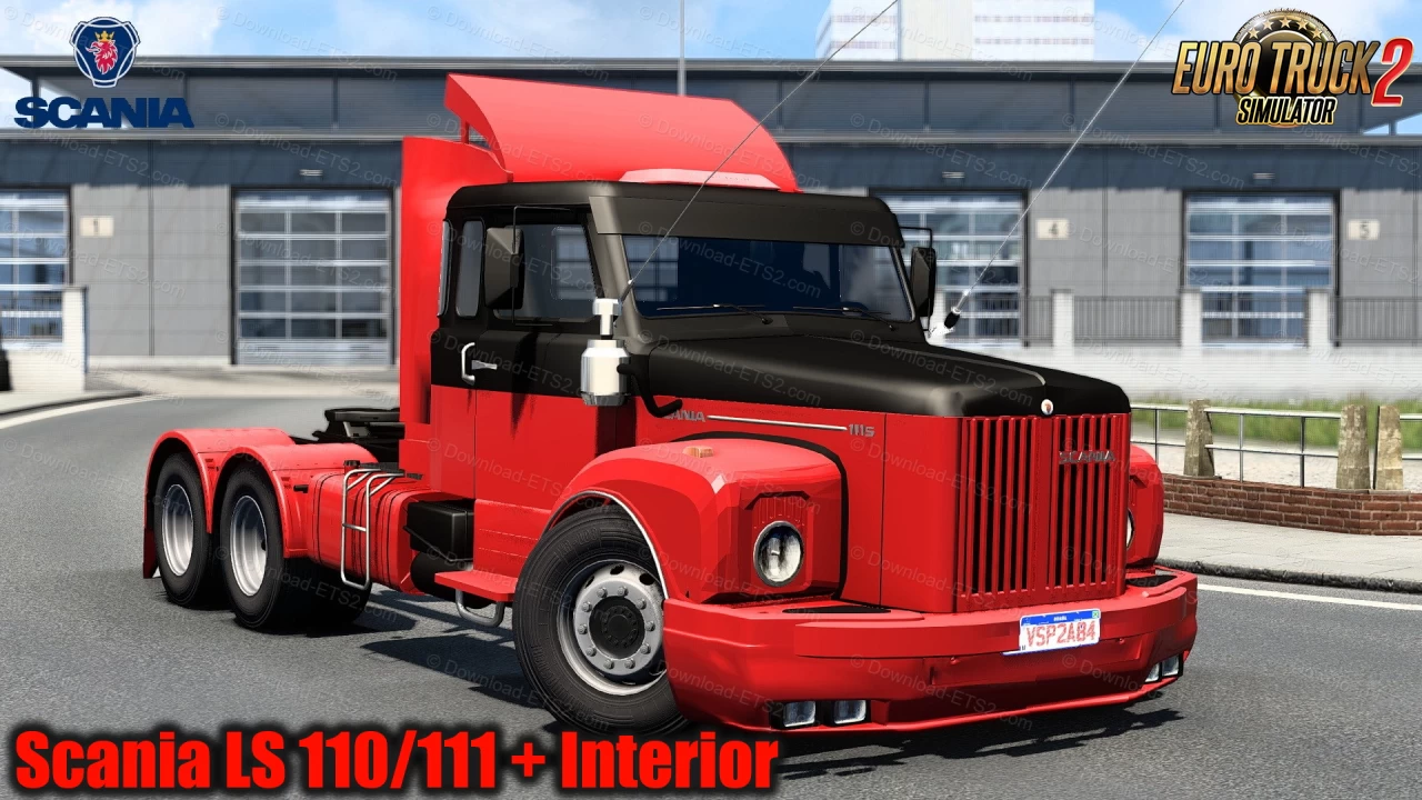 Scania LS 110/111 + Interior v1.4 by JbArtMods (1.44.x) for ETS2