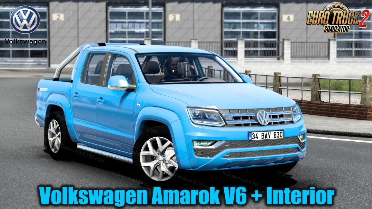 Volkswagen Amarok V6 + Interior v1.8 (1.42.x) for ATS and ETS2