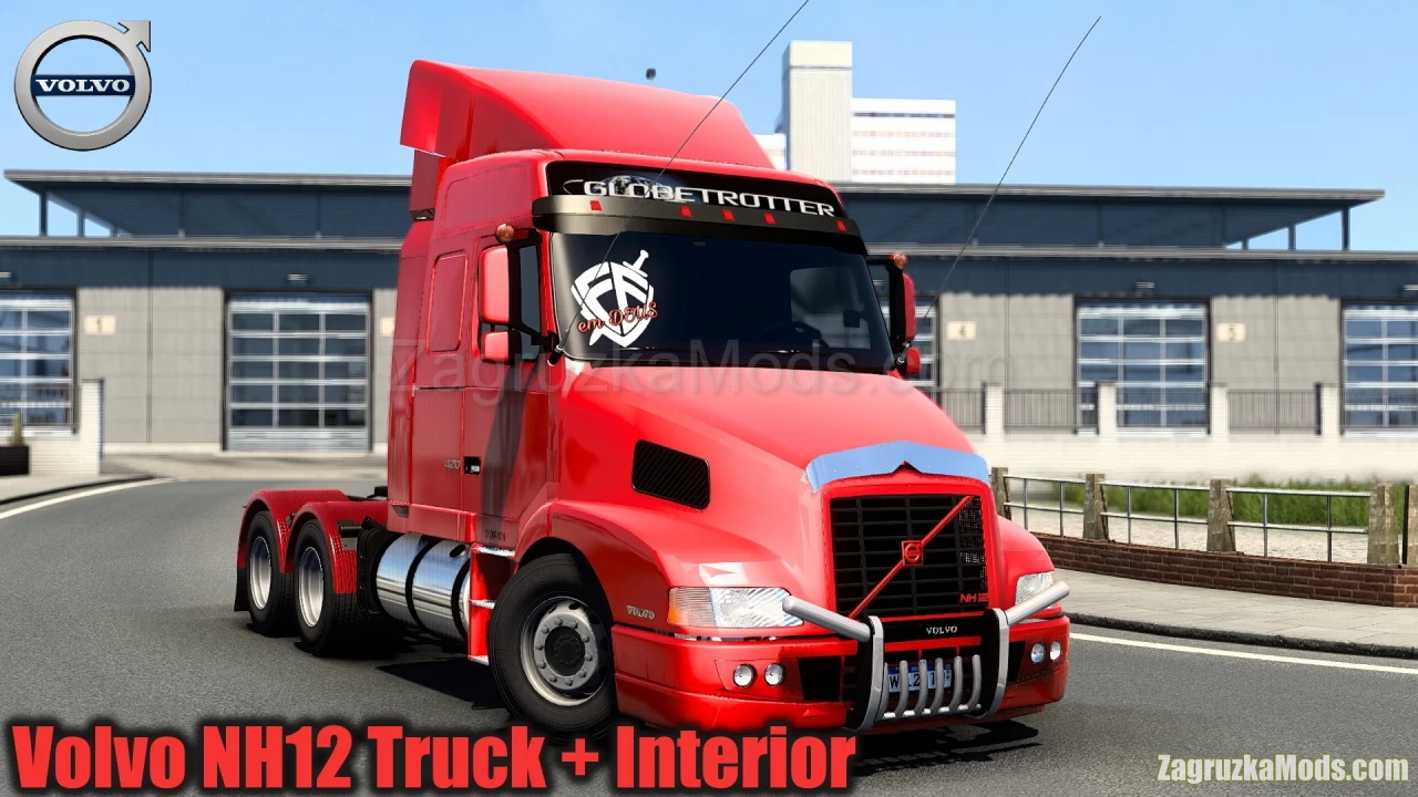 Volvo NH12 Truck + Interior v1.5 (1.45.x) for ETS2