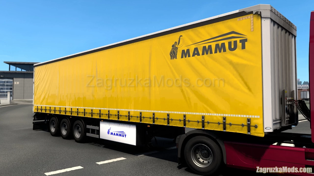 Mammut 3 Axles Curtain Side Semi Trailer v1.0 (1.40.x) for ETS2