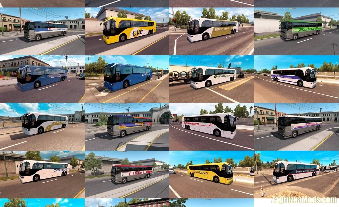 Bus Traffic Pack v1.4.6 by Jazzycat (1.43.x) for ATS