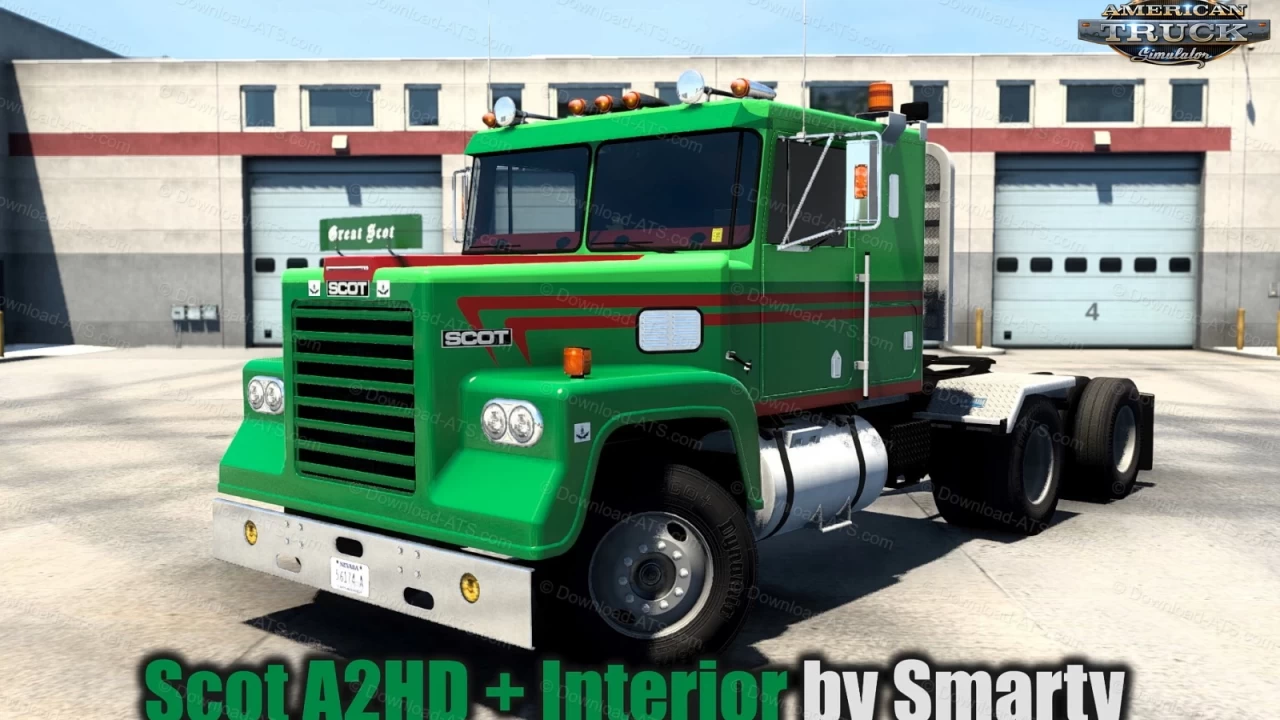 Scot A2HD Truck v2.0.4 by Smarty (v1.43.x) for ATS and ETS2