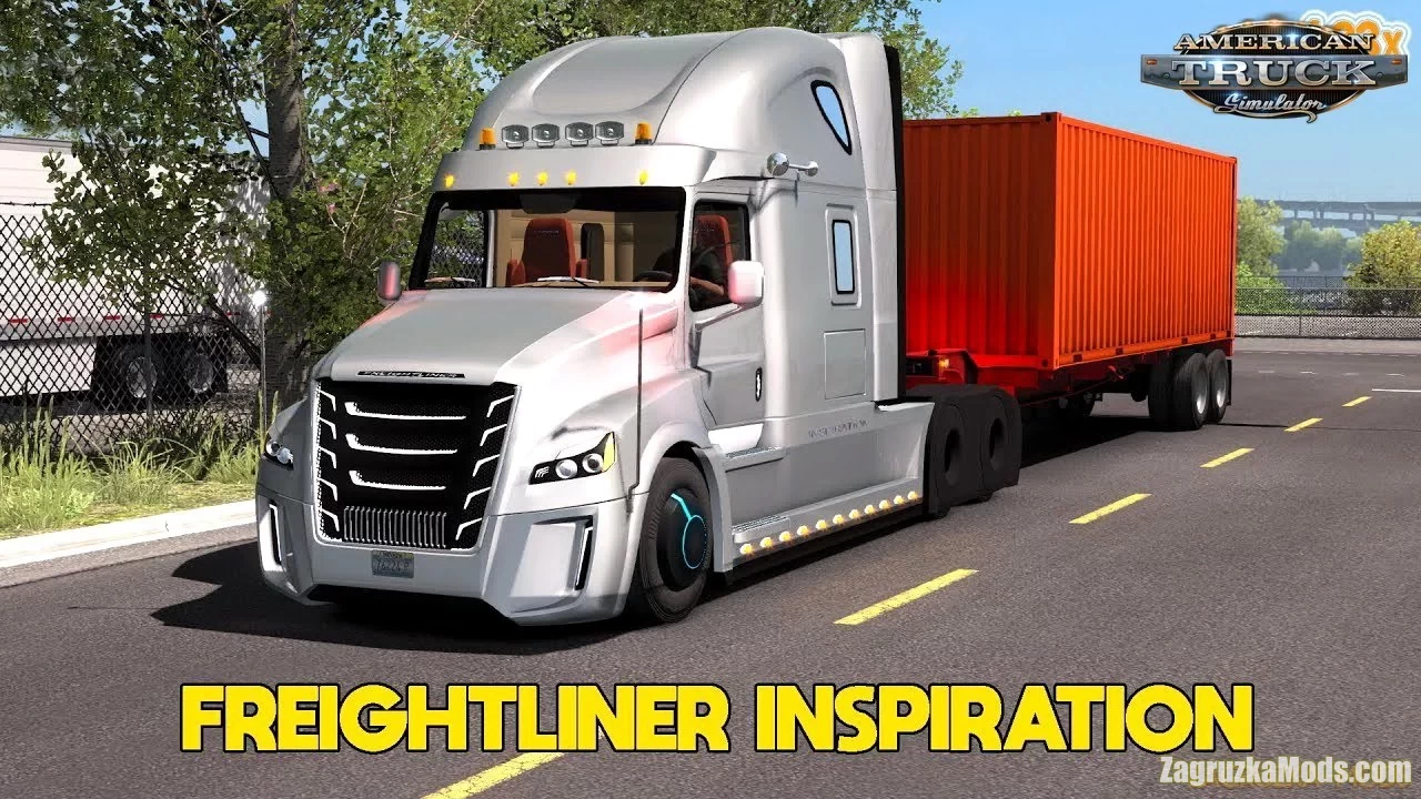 Freightliner Inspiration + Interior v2.0 (1.46.x) for ATS