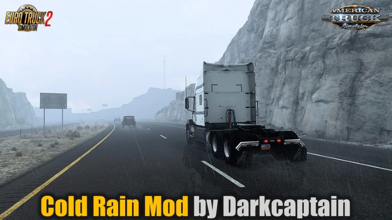 Cold Rain Mod v0.35 by Darkcaptain (1.47.x) for ATS and ETS2