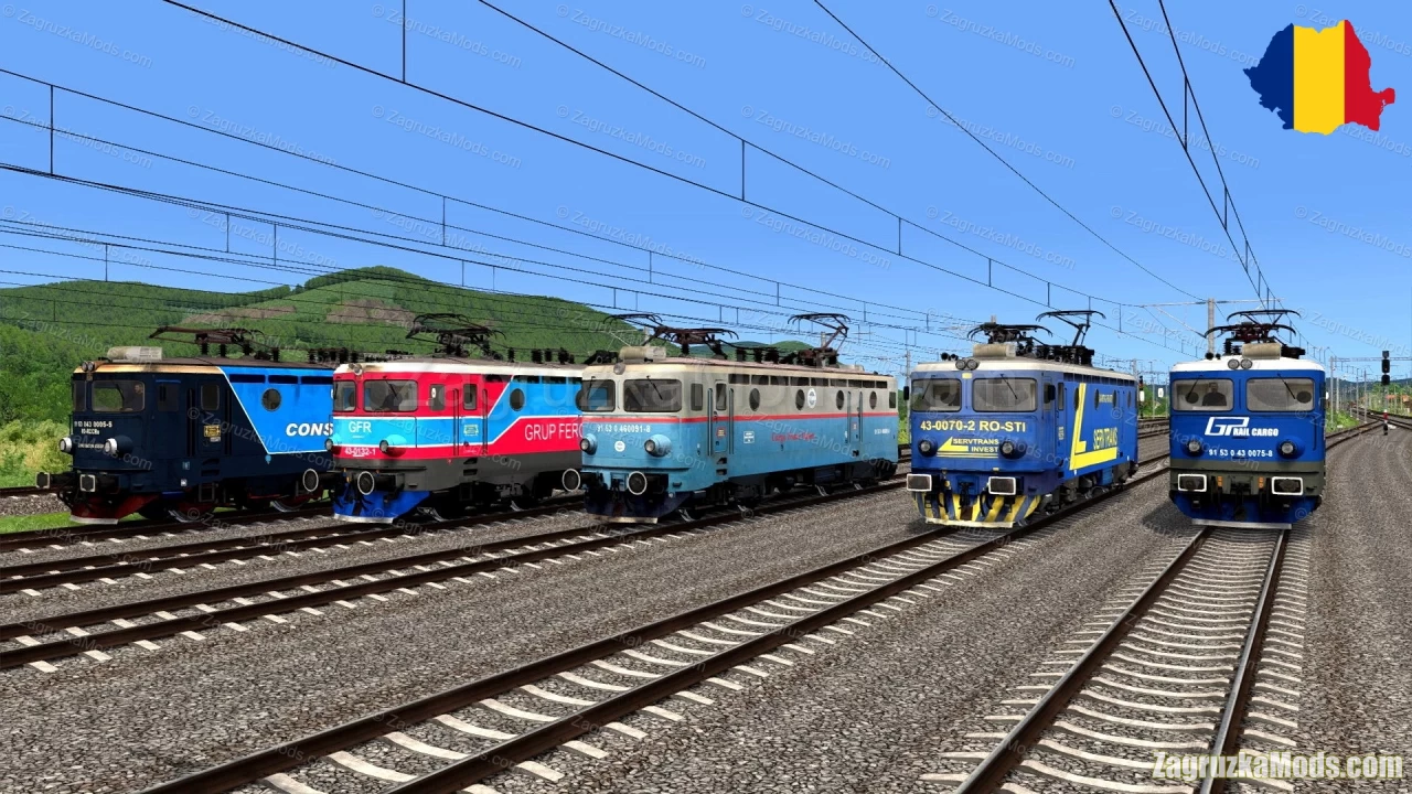Electric Locomotives 040-EC/Romanian Class 43 v2.5 for TS 2021
