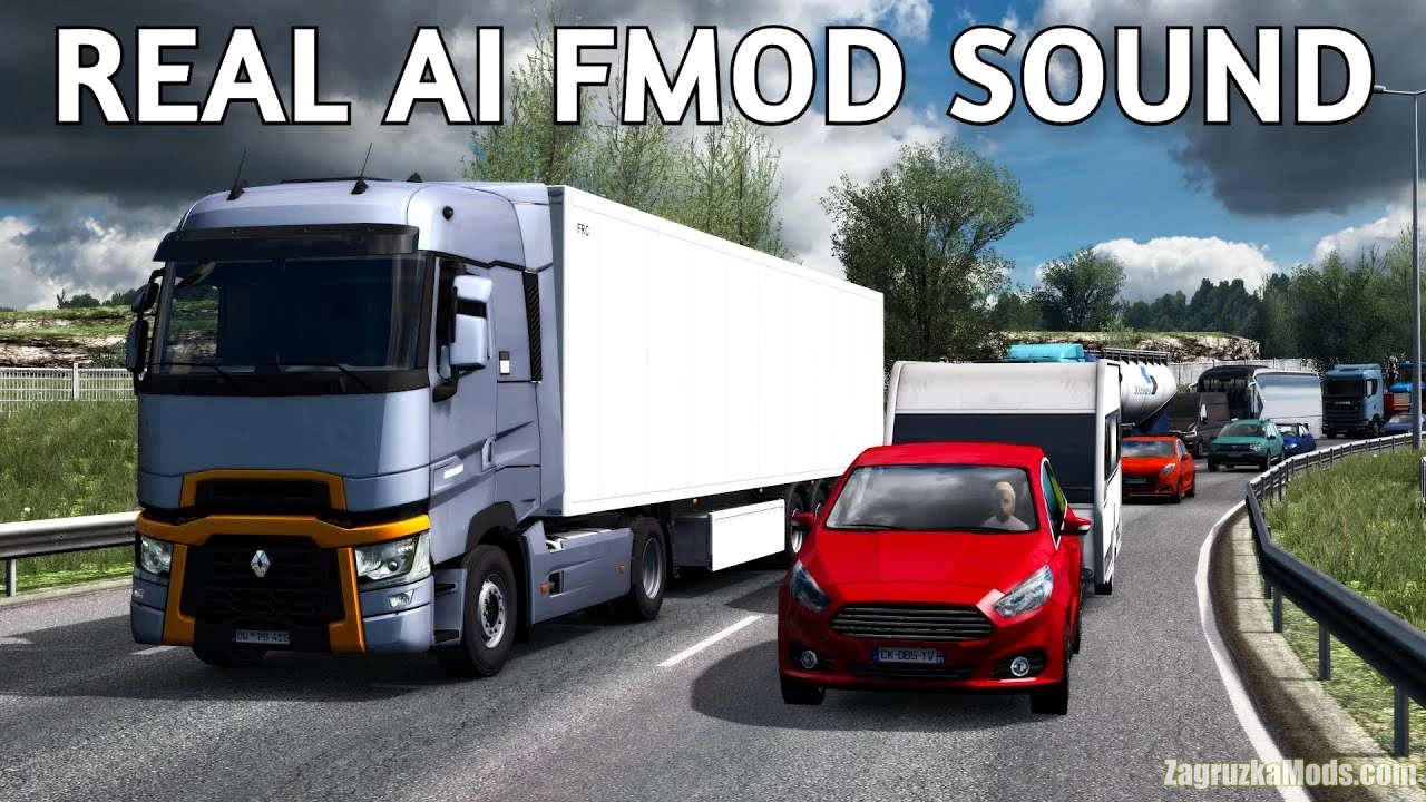 Real Ai Traffic FMOD Engine Sounds v1.41.a (1.41.x) for ETS2