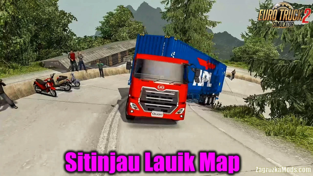 Sitinjau Lauik Map v18.0 (1.54.x) for ETS2