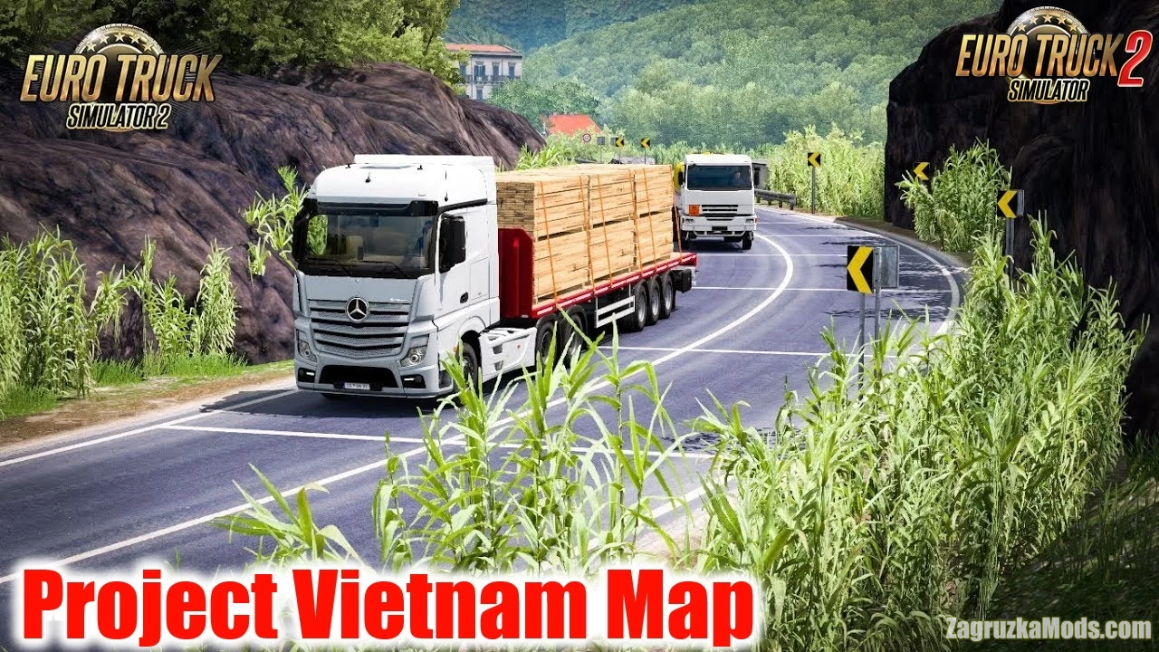 Project Vietnam Map v8.0 (1.39.x) for ETS2