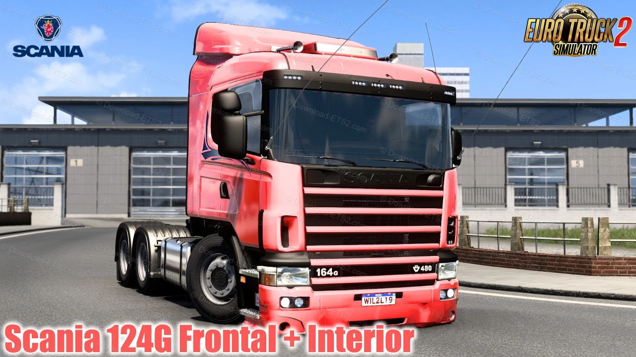 Scania 124G Frontal + Interior v1.2 (1.54.x) for ETS2