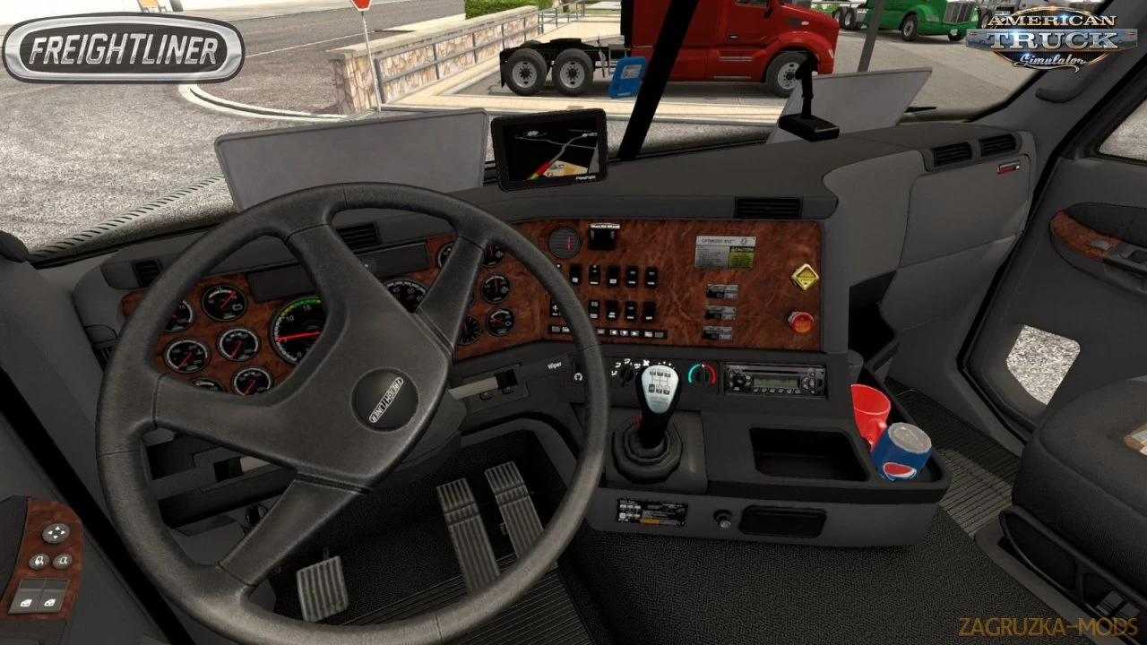 Freightliner Argosy + Interior v2.7.5 (1.46.x) for ATS and ETS2
