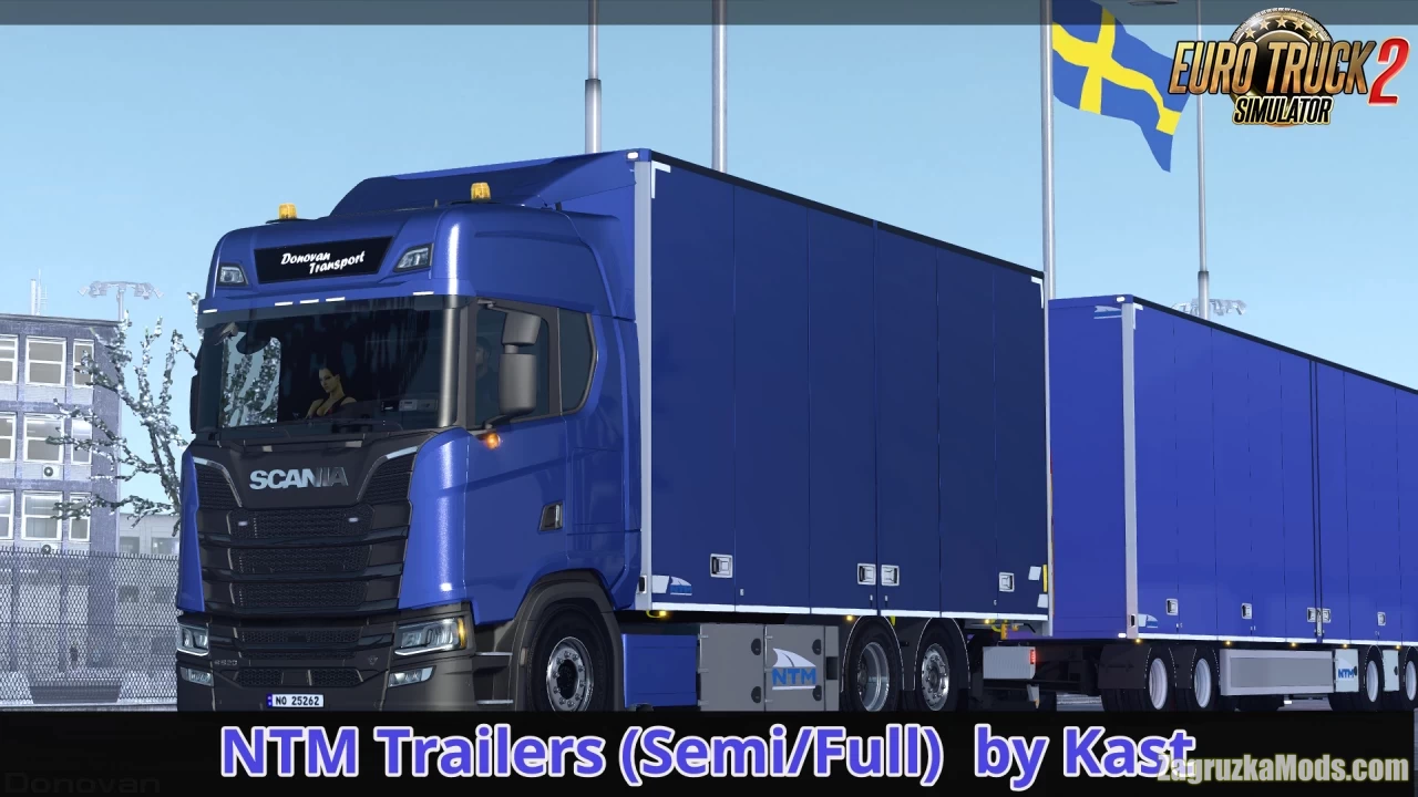 NTM Trailers (Semi/Full) v2.2.1 by Kast (1.40.x) for ETS2