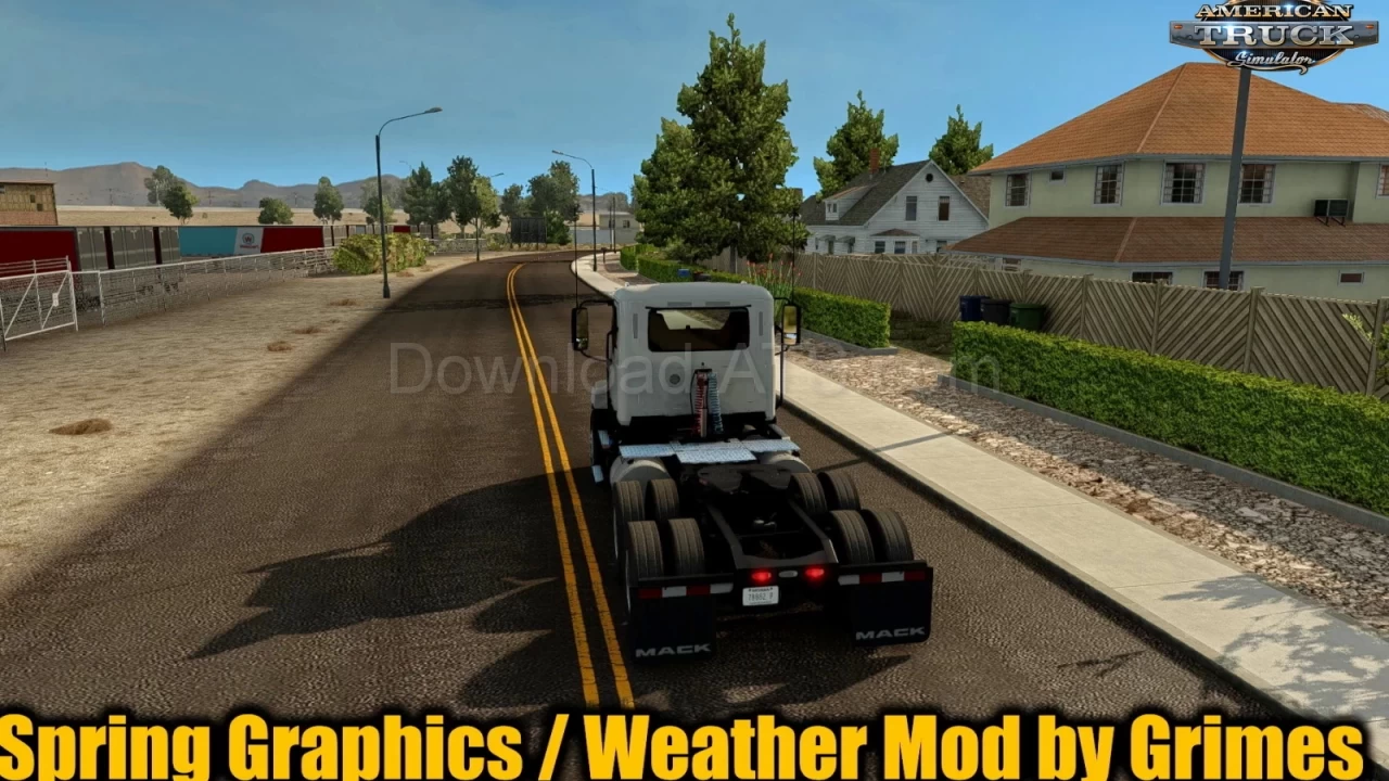 Spring Graphics / Weather Mod v3.1 by Grimes (1.46.x) for ATS