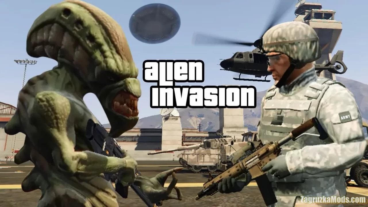 Alien Invasion War Mod v3.0 for GTA 5