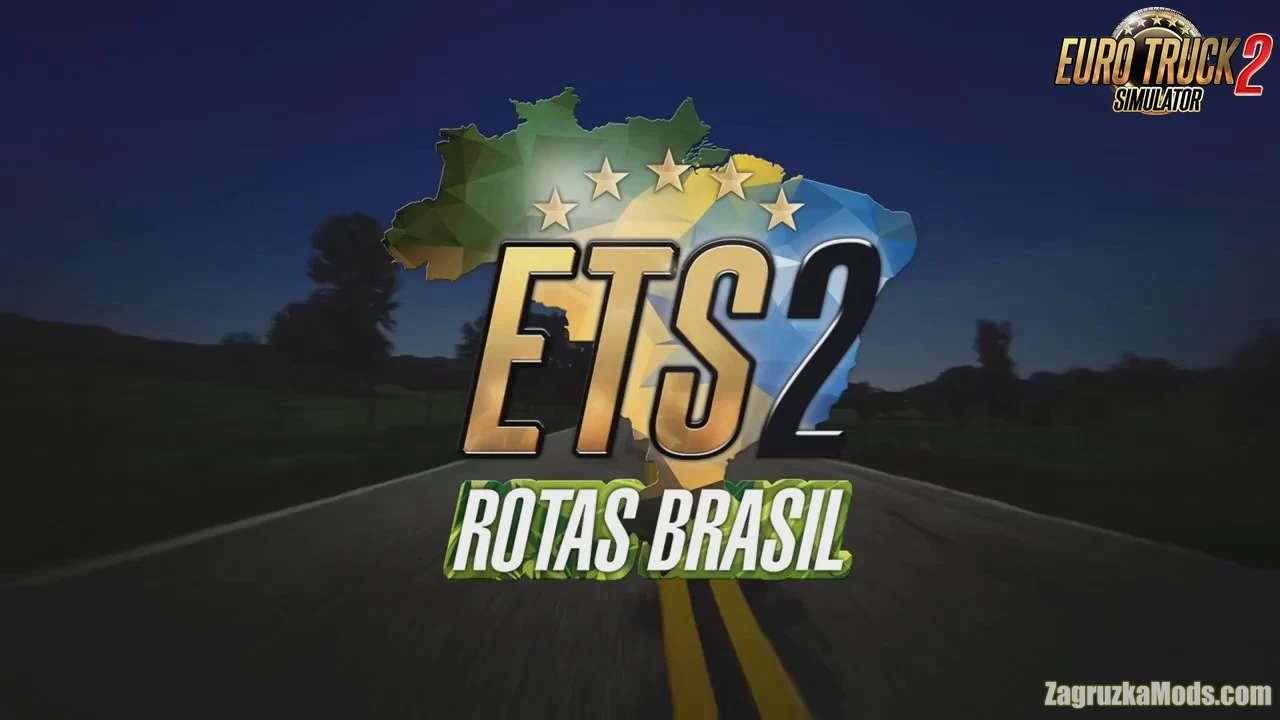 Mapa Rotas Brasil v1.0 (1.40.x) for ETS2