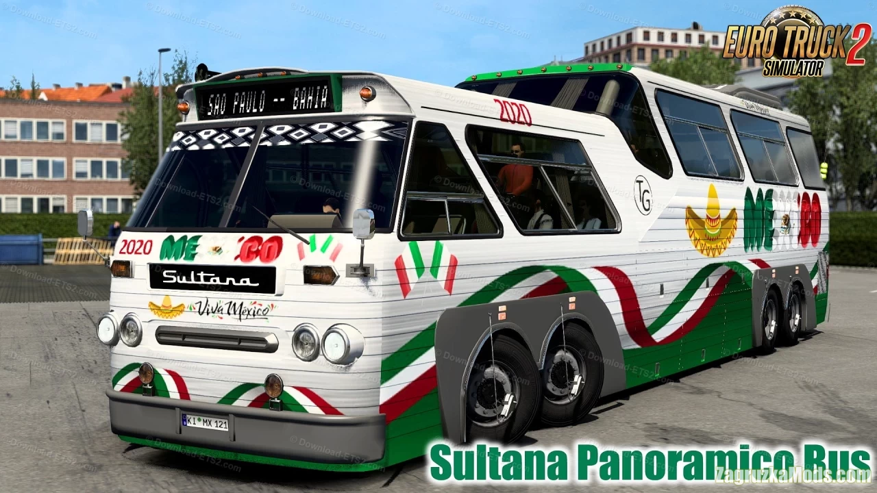 Sultana Panoramico Bus Mod v1.3 (1.49.x) for ATS and ETS2