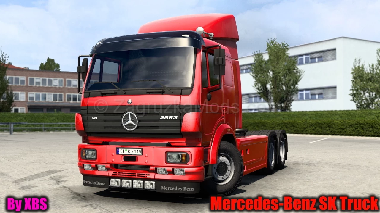 Mercedes-Benz SK Truck v1.3.8 by XBS (1.48.x) for ETS2