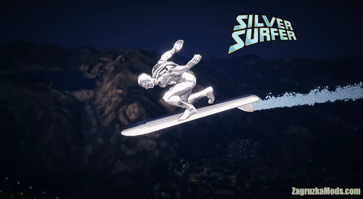 Silver Surfer Script v1.1 for GTA 5