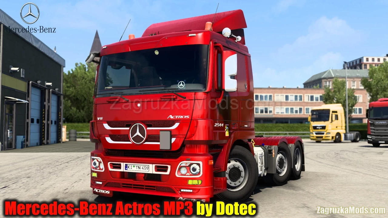 Mercedes-Benz Actros MP3 v1.3.4 by Dotec (1.51.x) for ETS2